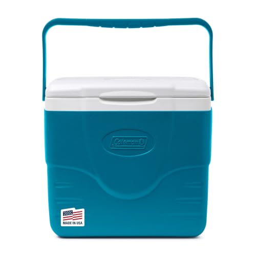 Image of Coleman Chiller 9 /16 /30 /48 /60qt Cooler with Ice Retention, Leak Resistant, Great for Camping, Concerts, Sports, and More