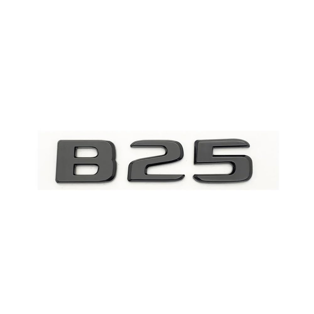 YTQMoreBNZ YYDStes Glossy Black Letters B25 30E 900 850 800 700 ABS Emblem Compatible With Mercedes Benz Brabus E W212 W213