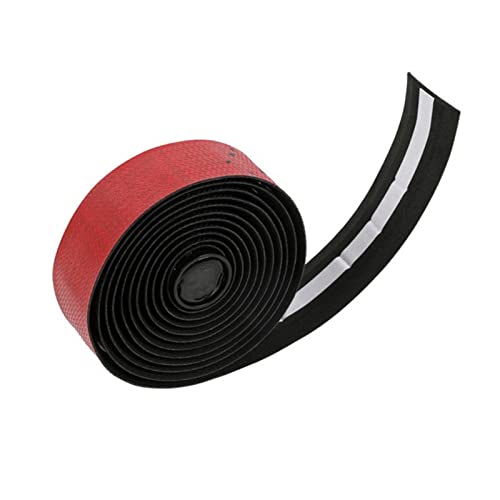Comfortable Colorful Road Bicycle Handlebar Tape Cycling Handle Belt Straps Eva Pu Tape Anti-Vibration Racing Bike Handle Bar Tape For Road Bikes (Color : Red 2) #TOP2
