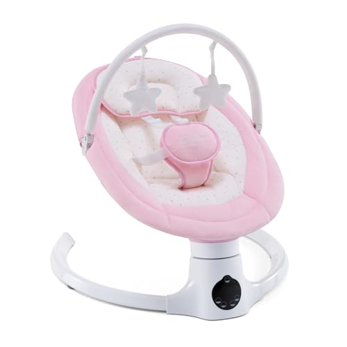 HARPPA Weddell Lite Baby Swing for Infants, Electric Swings for Baby, Pink