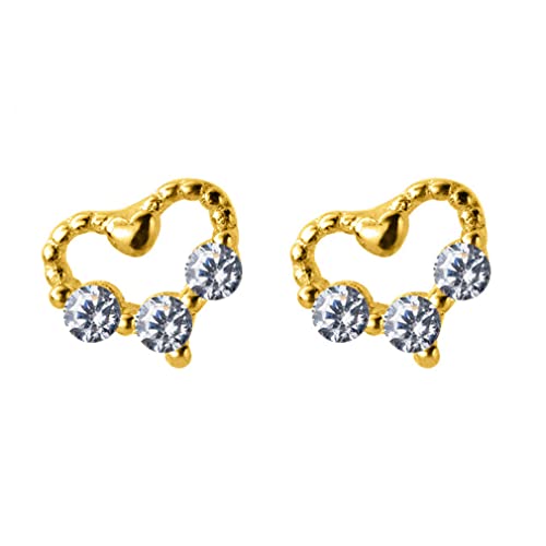 Petites boucles d'oreilles de goujon en argent pour un style quotidien élégant