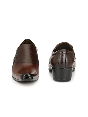 Image of SIR CORBETT Men's Height Increasing Formal Shoes | Office Shoes | Moccasin | Heel Shoes