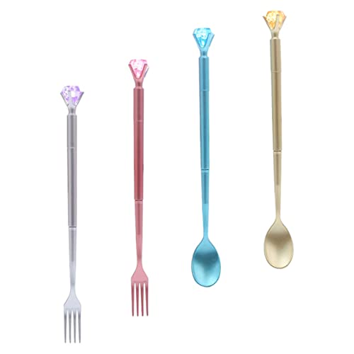 NUOBESTY 8pcs Bolígrafos Gel con Diseño de Cubiertos miniatura 7