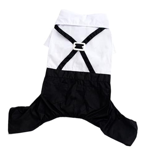 Disfraz formal para perros blanco talla L
