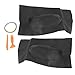 munirater 2Pcs Car Door Panel Black Leather Insert Cards Replacement for Beetle 1998-2010