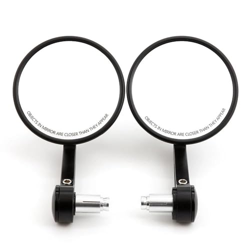 Espejos retrovisores de moto Cafe Racer universales manillar 22mm motocicleta accesorios
