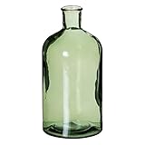 botellas jarrones decoracion Un jarrón botella que puedes colocar en cualquier espacio y decorar tu hogar con el mejor estilo. Puedes decorarlo con ramas de hojas o flores, ya sea naturales o artificiales y crear un ambiente fresco y natural en tu decoración. Boca del jarrón: Ø 5 cm.