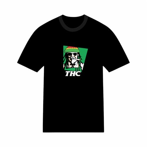T-shirt cannabis THC idéal pour adopter un look urbain et décontracté
