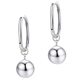 CHILDWEET 長くて大きな丸いビーズのイヤリング ボールドロップ ダングル ファッション ジュエリー 女性用 ステートメント デザイン