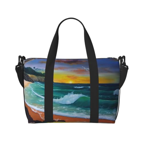 Sac de voyage grand format imprimé papillon pour sport et week-end
