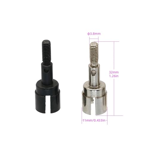 Coupelles différentiel RC acier 02033 pour Brontosaure 1/10