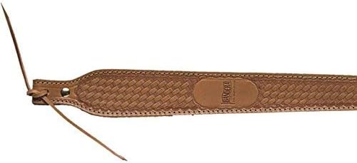 Cobra Leather Rifle Sling: Tan Basketweave