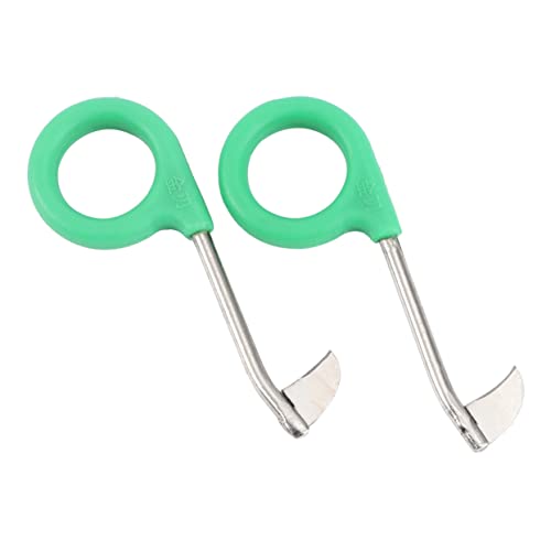 Toddmomy 2piezas Cuchillo De Corte De Anillos para Árboles Frutales Tijeras De Pelado De Anillos De Fino para Jardinería Lichi Melocotonero y Azufaifo