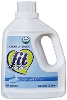 Fit Organic Laundry Detergent, Free and Clear, 100 Ounce by Fit Organic