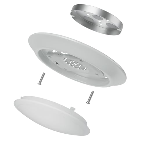 Kichler Low Profile LED Downlight - Gen Select 5-in-1 Downlight White, for Wet or Damp Spaces, 2700K-5000K, Color Temperature Select, Power Surge Protected, (7.38" Dia x 1.35" H) 43874WH5CCT by Kichler - Image 2