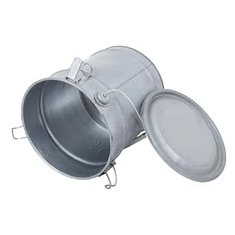 Solid Sampling Bucket STOBAZA Soil Sample Holder Metal Sampling Bucket Lid Fully Enclosed ...