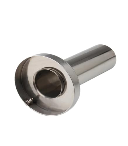 Tubo Escape Silenciador De Escape Universal De Acero Inoxidable Extraíble Redondo De 3,5', 4' O 4,5'(4.5 Adjustable)