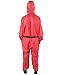 HPO Adult Unisex K-drama Survival Game TV Show Soldier Cosplay Costume Bundle, Red Jumpsuit Face Shield Belt Gloves, Soft Polyester Fibers (Medium)