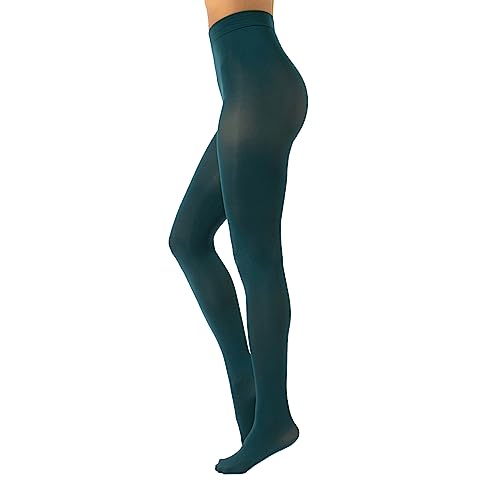 Image of CALZITALY Opaque Colour Tights - 80 DEN Thick Tights, Microfiber Pantyhose, S - 4XL Available in Plus size - Italian Hosiery