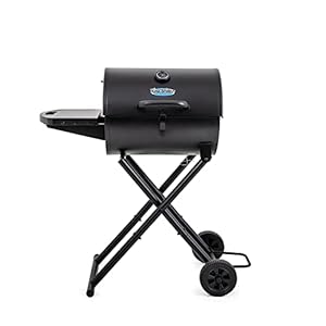Char-Griller King-Griller E1816 King-Griller Gambler Portable Charcoal Grill, Black