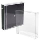 EXTREMEGRIPPRO Game Case Protector – Clear PET Plastic Display & Storage Cover, Compatible with PlayStation® PS1 Game Cases (143 × 131 × 18mm) (10 Pack)
