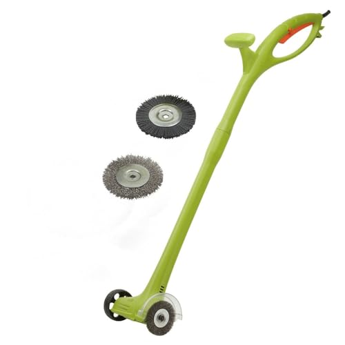 Garden Gear - Scopa elettrica per erbacce, pulisce cortili, pavimentazione di erbacce, muschio e sporco, 140 W