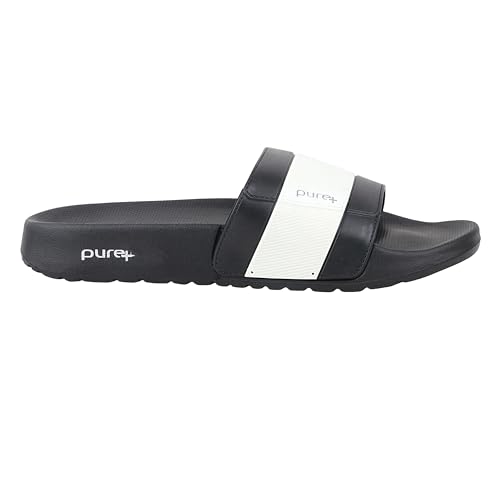 Image of URJO PURE-51 Men's Sliders /Slippers Lightweight Super Flexible Arch Support Durable Anti Skid & Stylish Dailywear Sliders /Slippers for Men (URJO by Welcome)