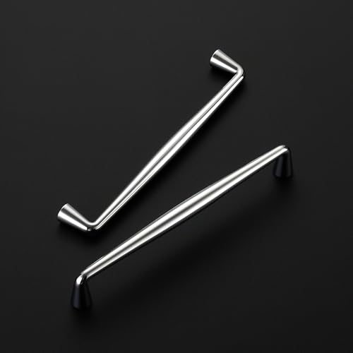 Image of Ravinte 5 Pack 6-1 /4 Inch Polished Chrome Kitchen Cabinet Handles Solid Zinc Alloy Cabinet Pulls Cupboard Hardware Drawer Handles
