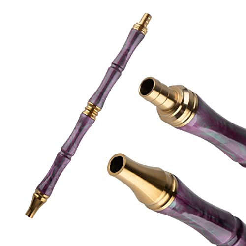 Smokah Shisha Hayat - Purple Clear | Design Element aus Resin | inkl. Tabakkopf Set – Bild 6