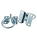 DGZZI 2PCS Black Steel Wall Mounted Horse Tie Down Ring Fixed Stable Supplies Outdoor Light/Hammock Mounting Buckle with Screws Suitable for Barns and Fences