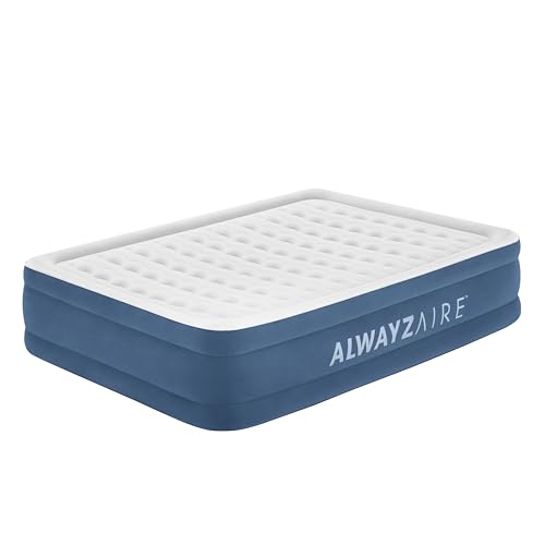 Bestway AlwayzAire Luftbett mit integrierter Doppelpumpe Double XL/Mid 203 x 152 x 46 cm, Grau Bestway AlwayzAire Luftbett mit integrierter Doppelpumpe Double XL/Mid 203 x 152 x 46 cm, Grau