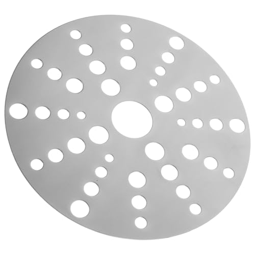 Housoutil Stainless Steel 18cm Thermal Guide Plate Heat Diffuser Induction Cooktop Converter Disk for Home Kitchen Cookware and Stove Heat Conducting Sheet