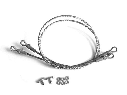 Mato Metal Towing Cable for 1/16 1:16 RC Stug III Tank Metal Upgraded Parts