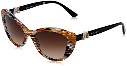 Bulgari 0Bv8168B 537713 53 Gafas de sol, Amarillo (Yellow/Brown), Unisex-Adulto