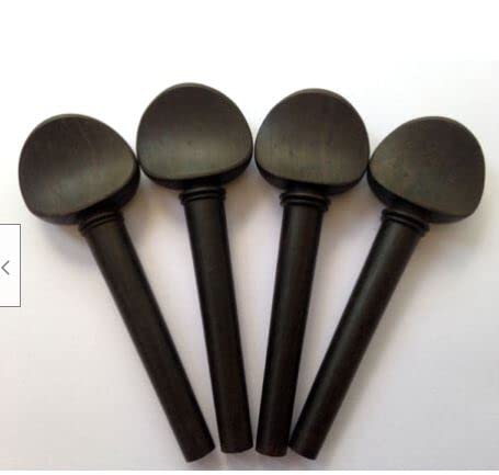 Natural Ebony Cello Pegs swiss Model 4/4 with polished