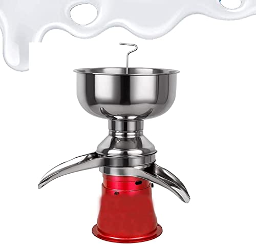 MaGiLL Separador centrífugo eléctrico de Acero Inoxidable para Crema de Leche Fresca/batido de mantequillaCentrífuga para convertir Leche cruda o Entera en Crema y Leche desnatada, 21 GAL/h 80 l/h