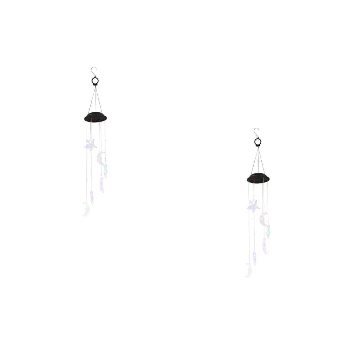 Lumière solaire de jardin LED Starmoon éolienne et économique pour extérieur