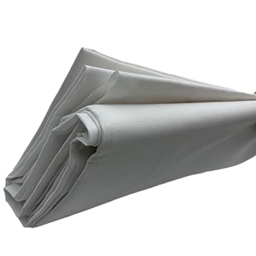 Quiltable 2 Yard 60" X 72" (150Cm X 182Cm) White Cotton Quilting Sewing Fabric, Diy Sewing Patchwork Supplies For Face Mask Clothing Handmade Craft&Home Decoration #TOP1