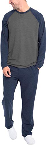 Orvis Men’s 2-Piece Pajama Lounge Set (Midnight Navy, Small)