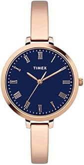TIMEX Analog Watch for Women with Round Dial & Water Resistant Women's Wrist Watches