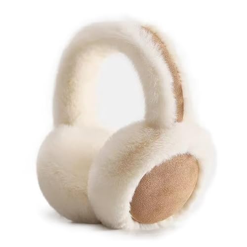 SEDEX Ear Muffs Women, Earmuffs Winter Folding Earwarmer Soft Furry Ear Warmers for Girl Thermal Ear Cover Skiing Accessories for Cold Weather
