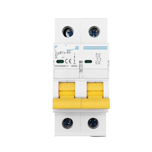 Disjoncteur 2P DC 600V courbe C 3A magnétothermique pour coffret électrique solaire