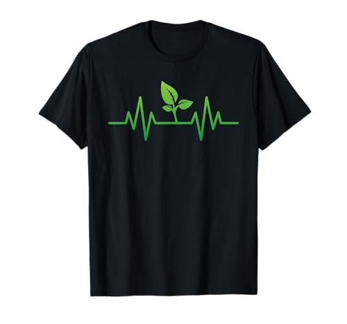 Alimentos integrales a base de plantas veganas HeartBeat Vegetariano Camiseta