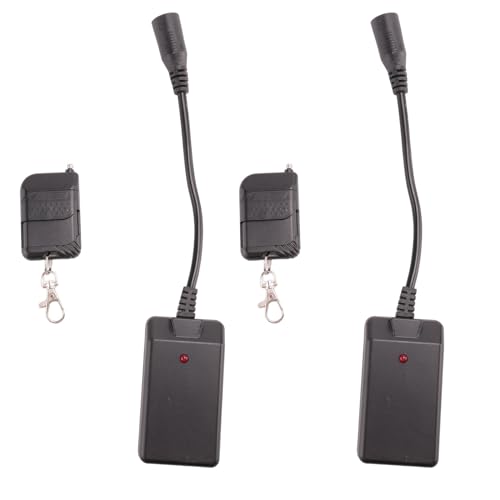 4 unidades de receptor controlador remoto AC 90-240 V con interfaz XLR de 3 pines para máquinas de humo y niebla, 400 W, 500 W, 900 W y 1500 W miniatura 2