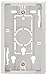 Leviton Surface Mount Backbox, Single Gang, 1.45
