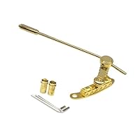 [Fitment]This Electric Guitar Bridge Stop Bar Tailpiece Tremolo is a LP SG Tremolo Bridge with a string spacing of 10.5,great for guitar modifications [Design] Bridge Parts features a fixed bridge design specifically for LP electric guitars,providing...