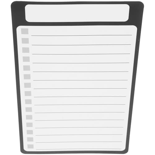 KAILIKETIY Magnetic Grocery List Pad to Do List Notepad for Fridge, Whiteboard Pet Writing Film with Magnet, Reusable Magnetic Note Pad for Kitchen Organization and Home Office