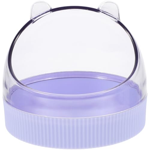 JOINPAYA Cuenco para Hámster Transparente de Acrílico Accesorio de Jaula para Comida y Agua Comedero Colgante para Pequeños Roedores Suministros para Mascotas Pequeñas