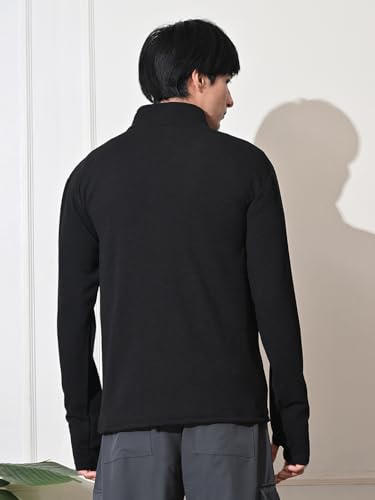 Image of FITINC Sportswear Sunscreen Jacket for Men | Anti-UV Sun Protection, Thumb Hole & CoolRush Tech - Gym, Running & Outdoor Activewear