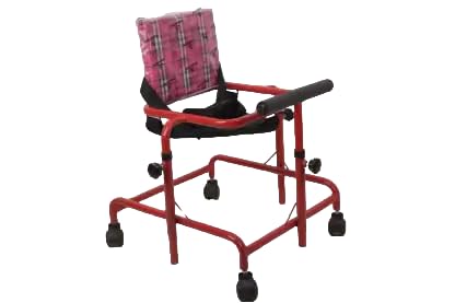 Activity Walker with Parent Rod, Red